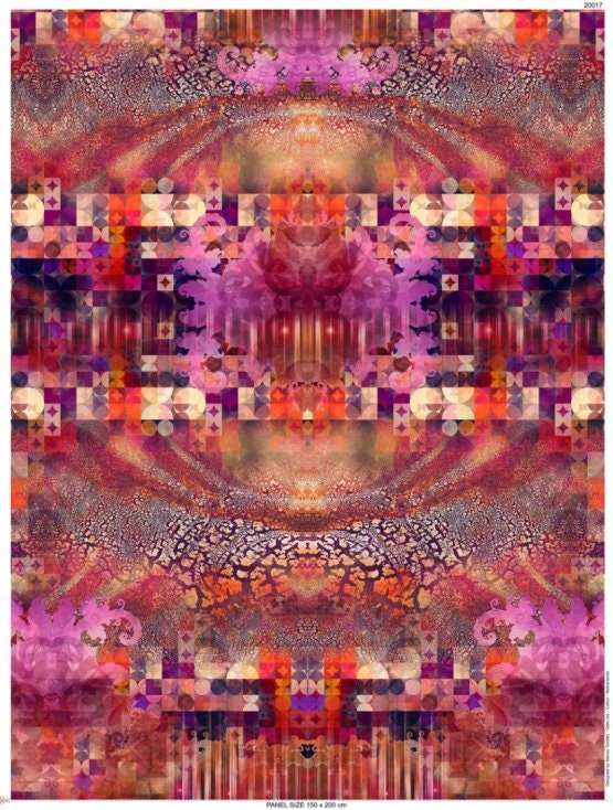 Jersey Damen rot violett Abstrakt Panel Stenzo Design