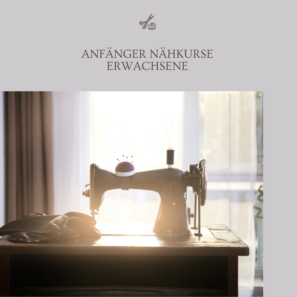 Anfänger Nähkurs Erwachsene