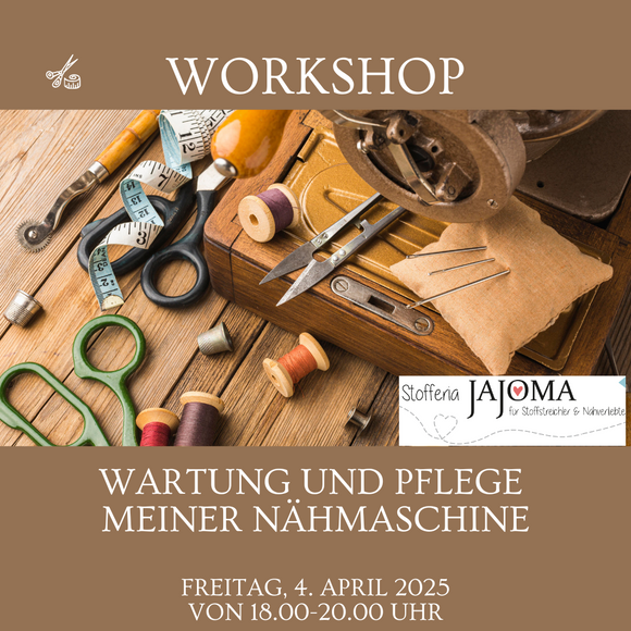 Workshop Wartung und Pflege meine Nähmaschine