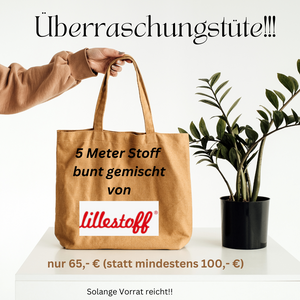 Lillestoffe Überraschungs- Paket, 5 m, Bunt gemischt!