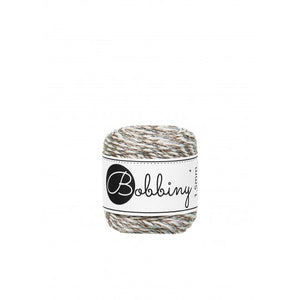 Bobbiny, Macrame Rope 1.5mm 35m, Holiday Sparkle, 3ply