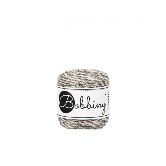 Bobbiny, Macrame Rope 1.5mm 35m, Holiday Sparkle, 3ply