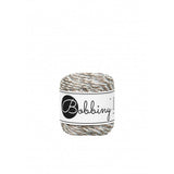 Bobbiny, Macrame Rope 1.5mm 35m, Holiday Sparkle, 3ply