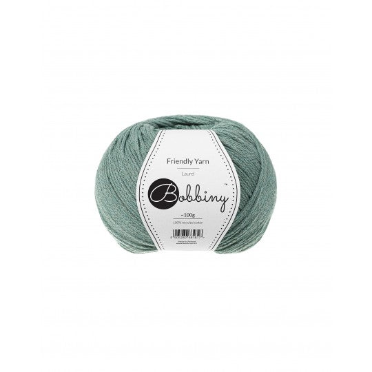 Bobbiny, Friendly Yarn 100g, Hell Blau, Häkeln und Stricken