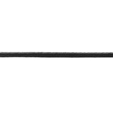 Flachkordel mit Glitzer 10 mm - schwarz, weiß oder rosa - 1 Meter